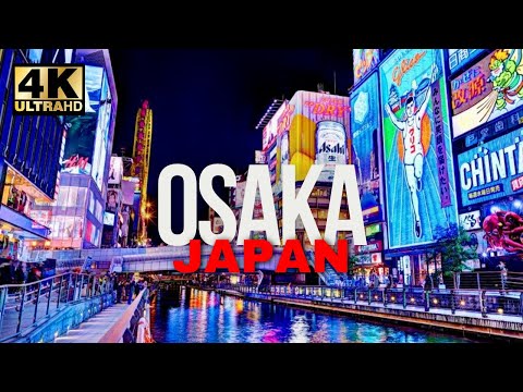 Walking Tour of Dotonburi Downtown Osaka Japan 🇯🇵 [4k] thumbnail