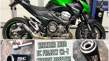 #2 Kawasaki Z800 SC Project CR-T Exhaust Selfmade DB-Killer / Muffler!!