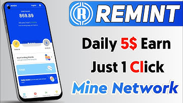 Remint Network Mining App | Crypto Mining App | Create Account Remint Network Withdraw full details