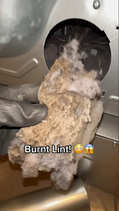 Lint Explosion🤯(Must See) #dryerventcleaning #laundry #firehazard #oddlysatisfying #cleaning