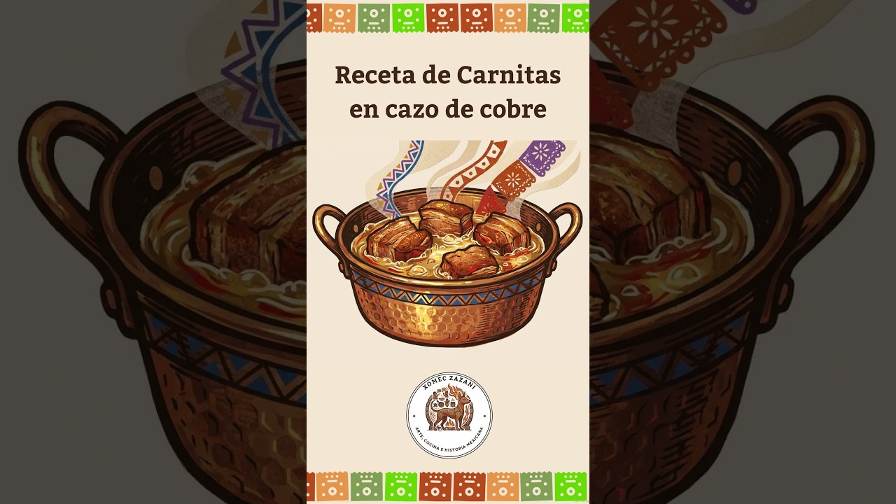 🔥 La Receta fácil de Carnitas en Cazo de Cobre Martillado!...  #carnitas