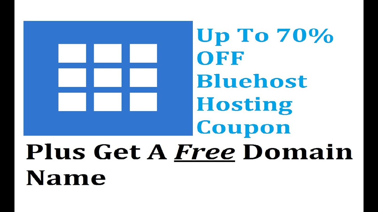Bluehost Coupon Code 2019 70 Off Discount Free Domain Name Bluehost Coupon Code 2019 70 Off Discount Free Domain Name Images, Photos, Reviews