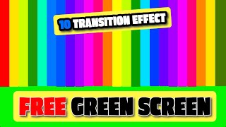 Free Green Screen Chroma Key Rainbow Color Transition Effect No Copyright 2024