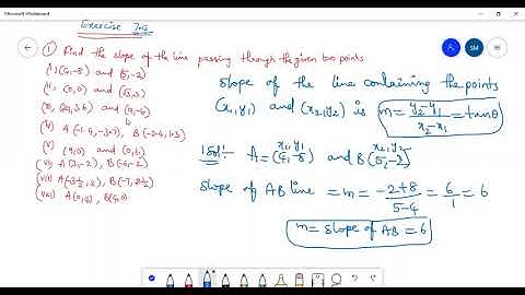 10th class mathematics,To find slope of straight line joining two points in coordinate Geometry