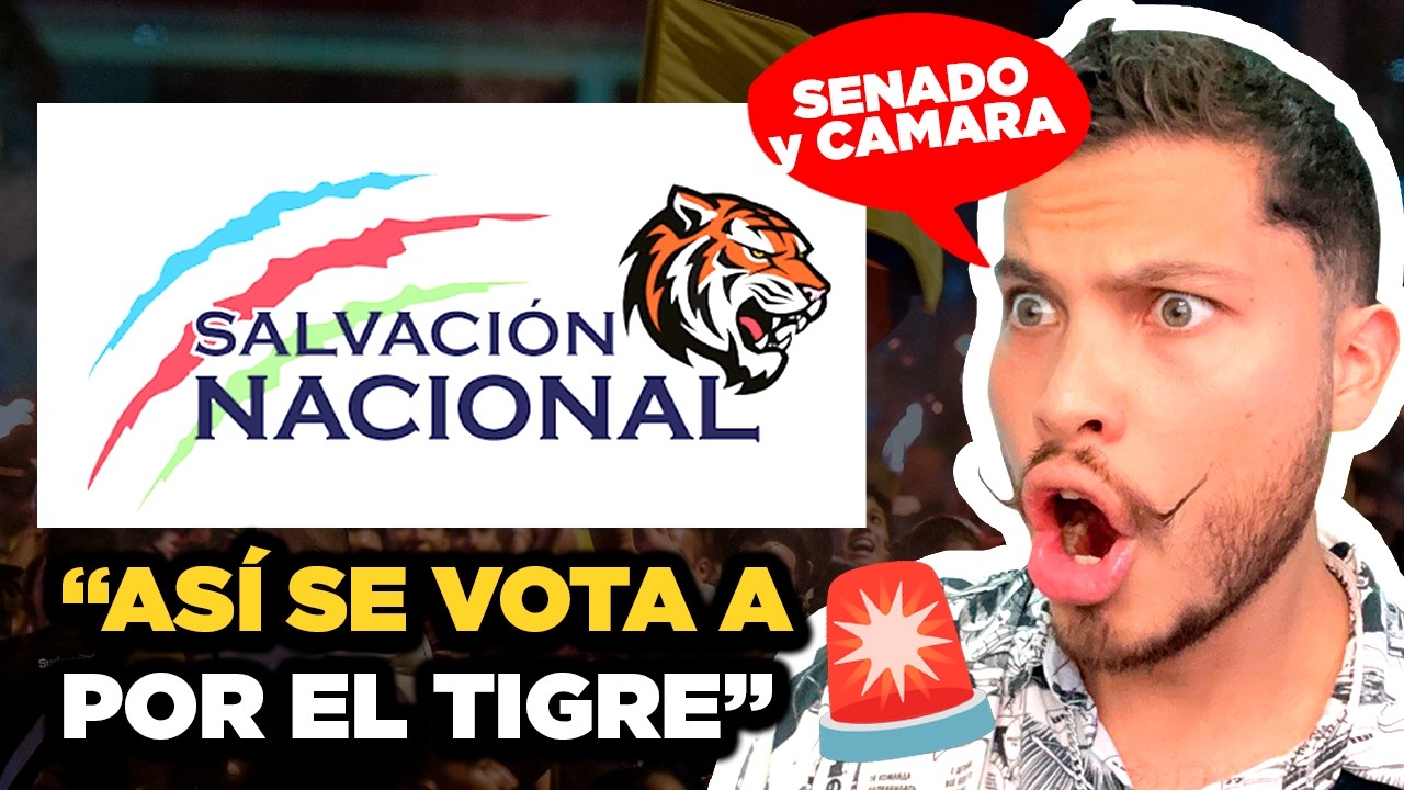 🚨¿Como se VOTA el 8 de MARZO CORRECTAMENTE por la LISTA DEL TIGRE?
