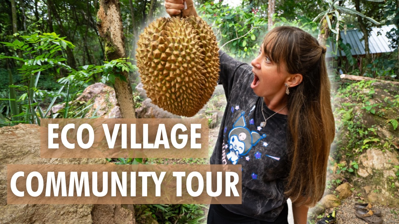 Смогли бы вы жить в такой экодеревне? | Коста-Рика #ecovillage