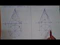 Geometric construction Part -9 ( Cone Helix )