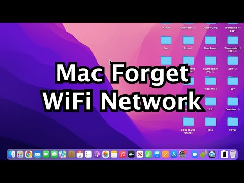 How to Forget a WiFi Network on MacBook