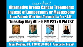 Alternative Breast Cancer Treatments Instead Of Lumpectomy or Mastectomy