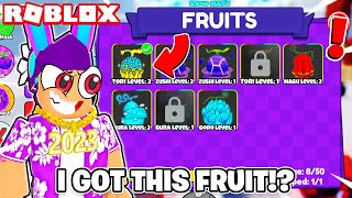 I Spent 260+ SPINS & Got These FRUITS In Anime Fruit Simulator... ROBLOX