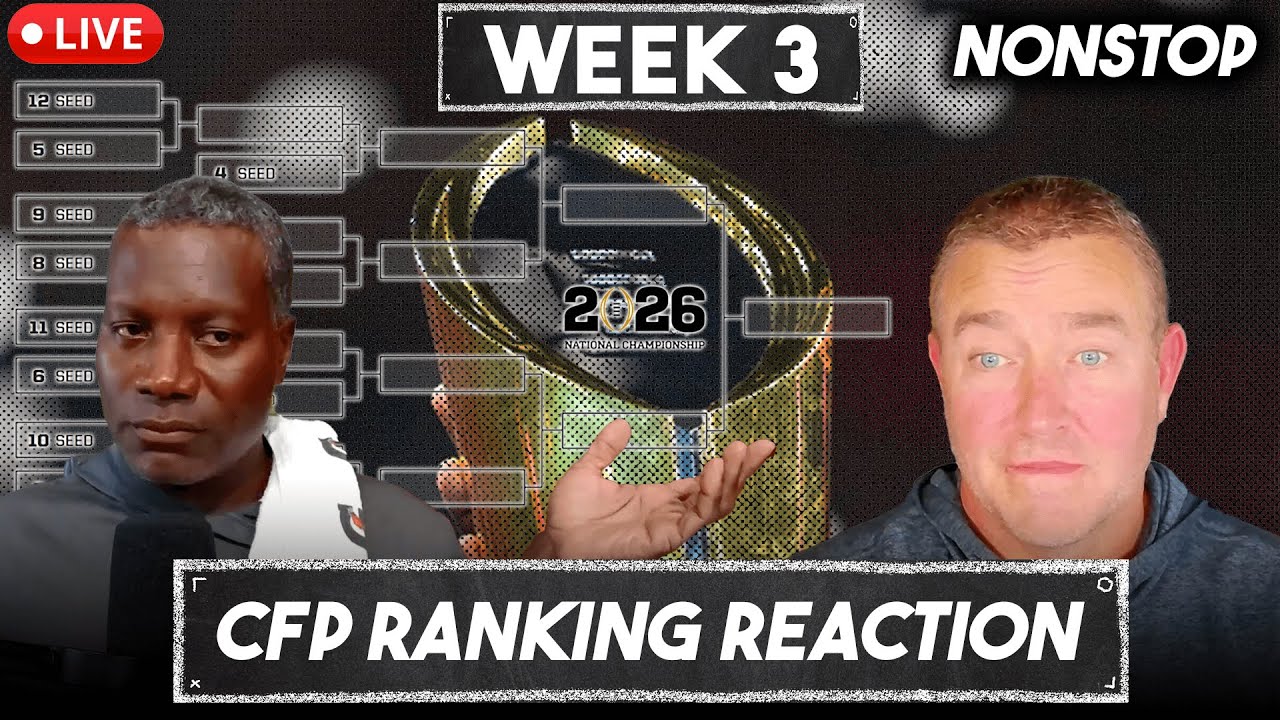 CFP Ranking Reactions with Kirk & Joey | WEEK 3
