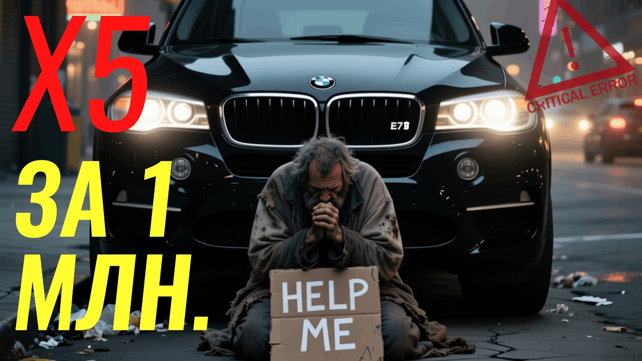 BMW X5  E70,  так выглядит авто за 1 000 000 в 2026 году. Купил бмв по низу рынка!