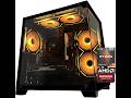 Gaming PC Desktop Computer, AMD Ryzen 5 5500, RX6500XT 4GB Graphics, 16GB DDR4 RAM,