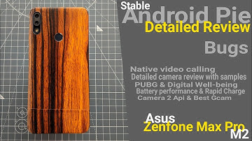 Zenfone Max Pro M2 Stable Android Pie 9.0 Detailed Review | Sudh Hindi