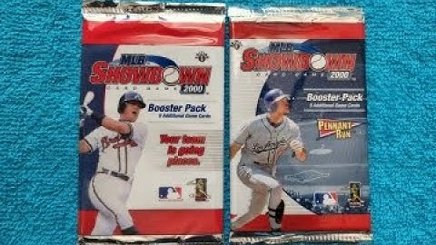 MIDNIGHT PU PACK!! 2000 MLB Showdown 1st Edition by Wizards of the Coast!