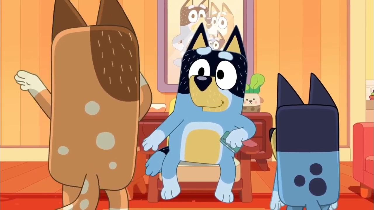 Bluey chili bailando (capitulo musical statues) YouTube
