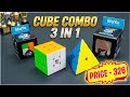 Best Moyu Budget Cube 3 in 1 only 326/- || Cube Combo Unboxing ||  Moyu 2x2 Unboxing 3x3 Pyraminx
