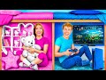 Jongens vs Meisjes Geheime Kamers Onder Het Bed | Grappige Situaties