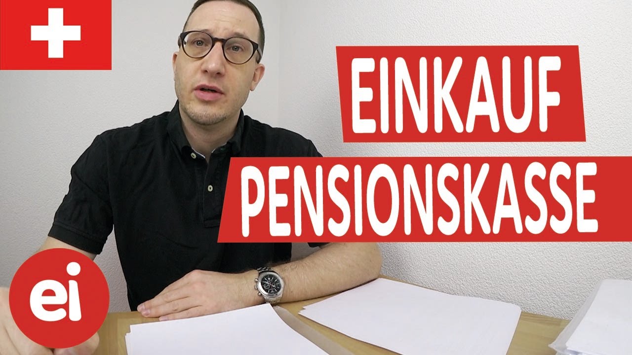 Update Einkauf in die Pensionskasse Säule 2a.