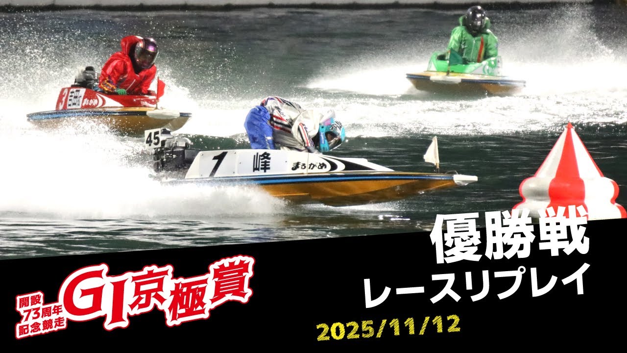 G1京極賞】優勝戦レースリプレイ - YouTube