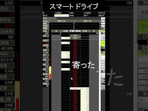 【デイトレ】1度目の連売りは買え！投資法（スマートドライブ5137）#shorts