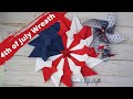 How to make a 4th of July Paper Wreath