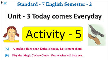 std 7 english sem 2 unit 3 activity 5