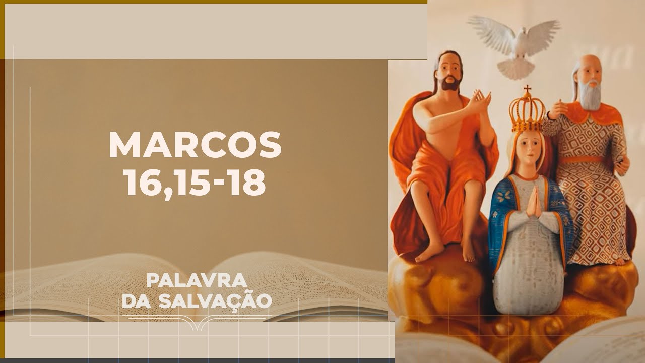 Palavra da Salvação - Evangelho do Dia: Marcos 16,15-18 - YouTube