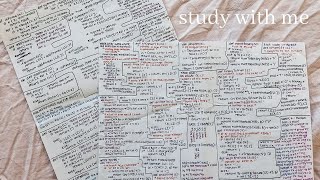 study with me - computer science notes (rain sounds + bgm) screenshot 4