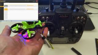 Makerfire FPV - Binding, Arming, Betaflight Setup & Demo Flight - DSM & Devo 10 Deviation