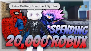 Spending 20,000  Robux Trying To Get The NEW Shiny Skins on YBA!