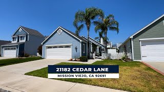 21182 Cedar Lane Mission Viejo CA 92691