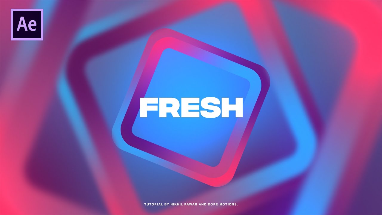 Stylish Gradient Shapes in After Effects - After Effects Tutorial - YouTube