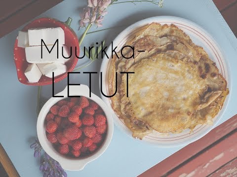 Letut maistuvat kaikille ja lettujen tekeminen on helppoa ja mukavaa! Katso ohje: https://www.myllyn. 