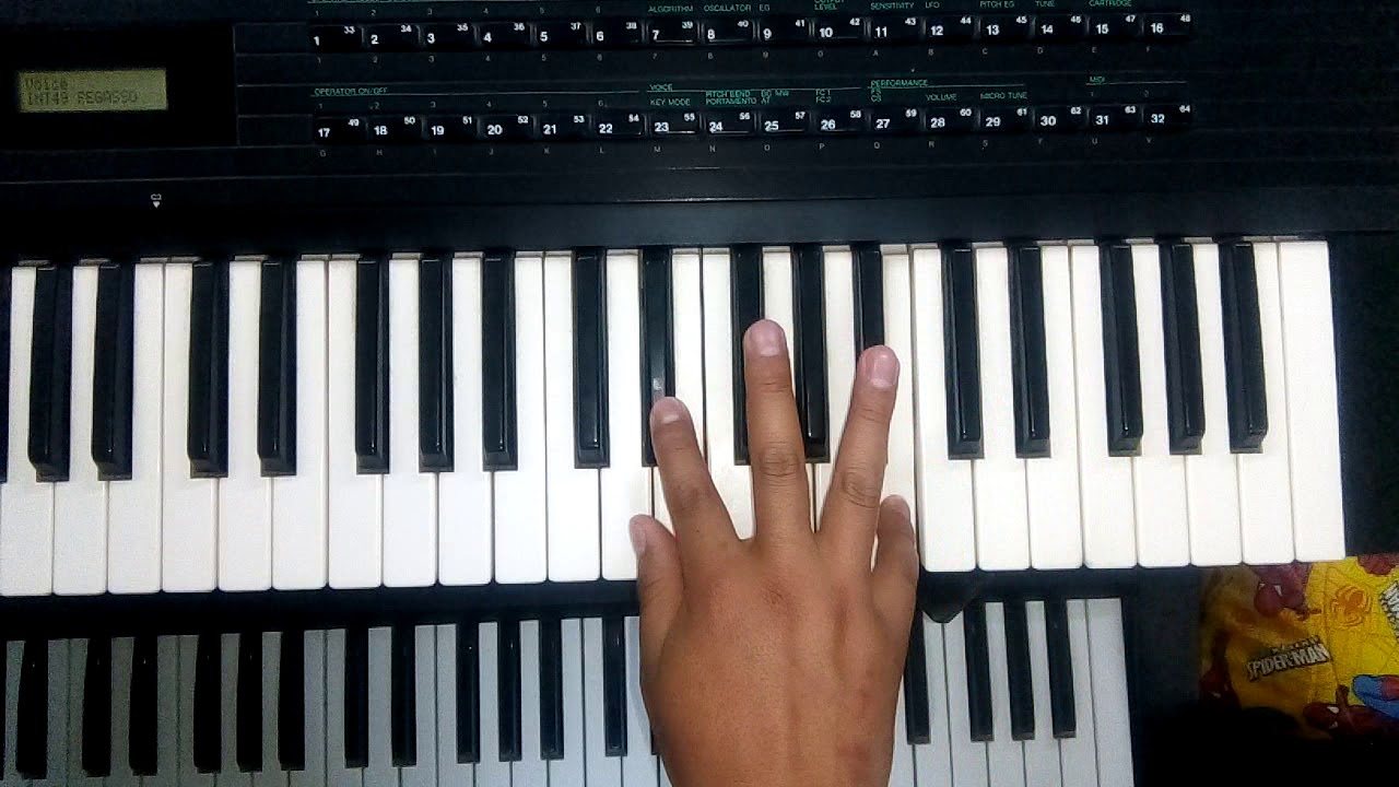 Alla en mi pueblo rigo tovar en teclado