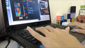 46.01 sec - Line Race - NullpoMino - Tetris - 4-Wide