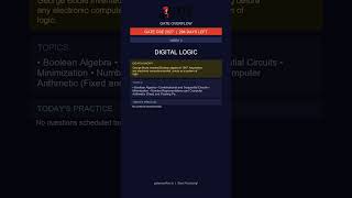 GATE 2027 Study Plan | Week 3 | Digital Logic | 2026-04-26
