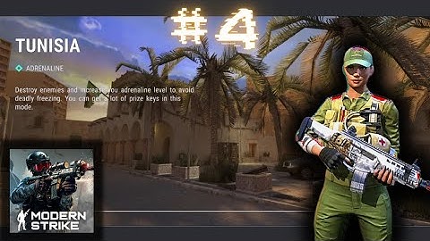 Modern Strike Online: FPS  - Gameplay Walkthrough Part 4 - (iOS, Android) | TUNISIA arena |