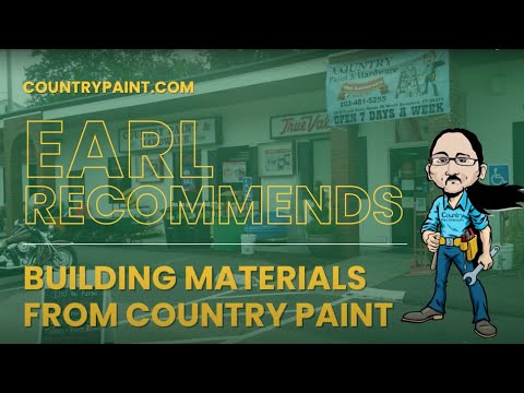 Fresh from Country Paint and Hardware | Building Materials