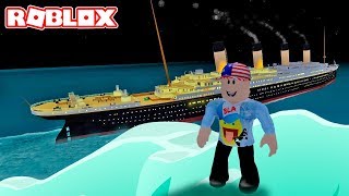 КАК СПАСТИСЬ НА АЙСБЕРГЕ от ТИТАНИКА в РОБЛОКС ТИТАНИК - Roblox Titanic