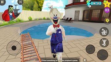 Scary Stranger 3D - New Levels Update New Chapter Ice Scream 4 and Mr Grumpy Android Gameplay