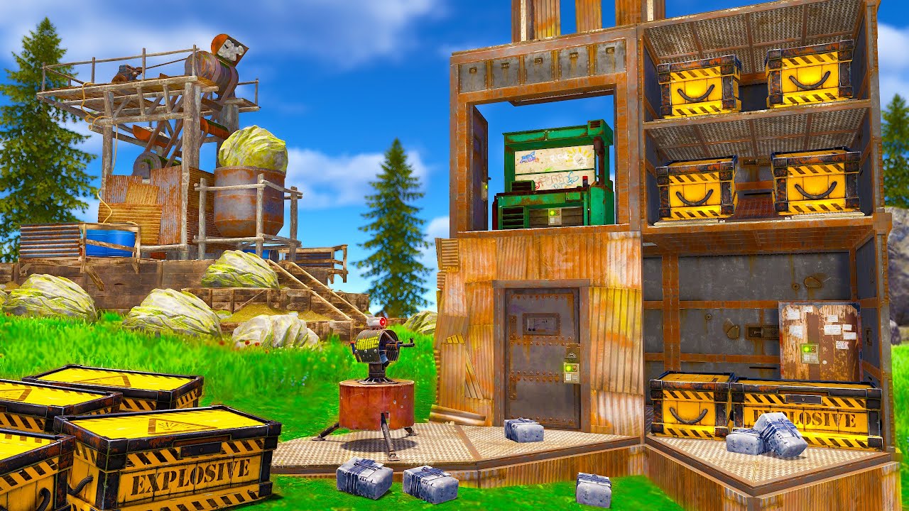 i found a decaying sulfur quarry base...