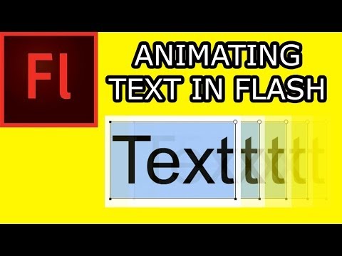 Using Text in Flash CS5: 002 Animating Text