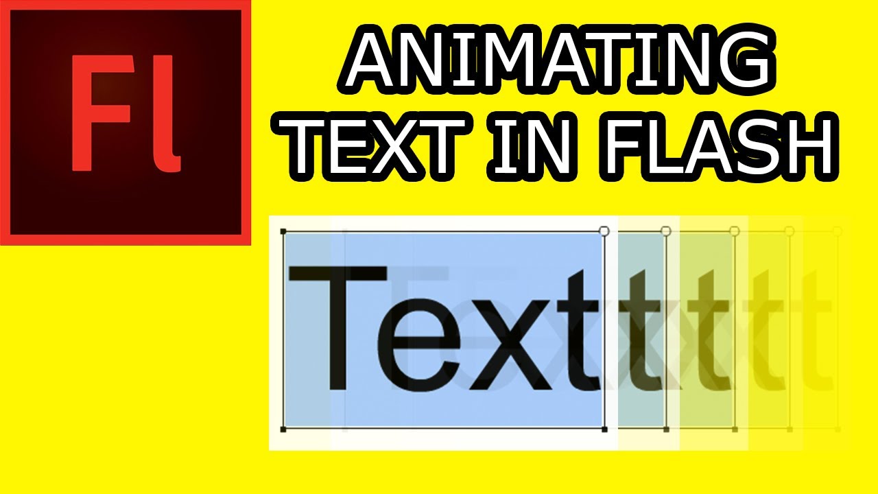 Using Text in Flash CS5: 002 Animating Text - YouTube