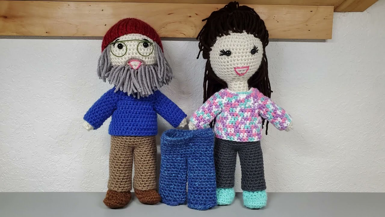 Amigurumi Doll Pants | How To Crochet Pants For Your Doll | Easy Crochet Doll Pants