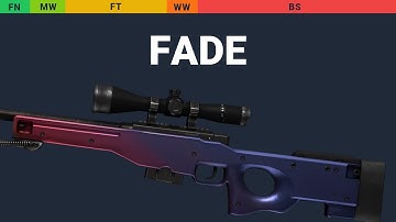 AWP Fade - Skin Float And Wear Preview