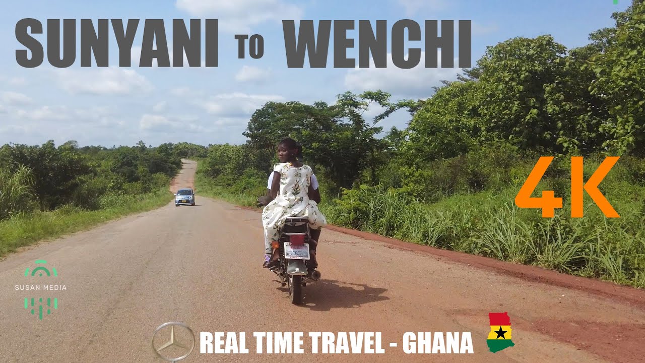 ⁣Sunyani To Wenchi Road Travel in Ghana West Africa 4K