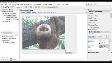 How to add an image to a GUI in Netbeans