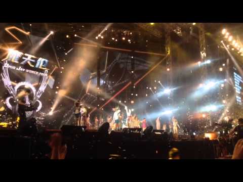 周杰伦 魔天伦2世界巡回演唱会 新加坡站 27/12/2014 【ending】
