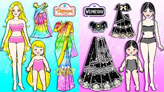 Rainbow VS Black Mother & Daughter NEW FASHION - Barbie Family Handmade - DIY Arts & Paper Crafts by WOA Doll Crafts 2,582,921 views 1 month ago 30 minutes